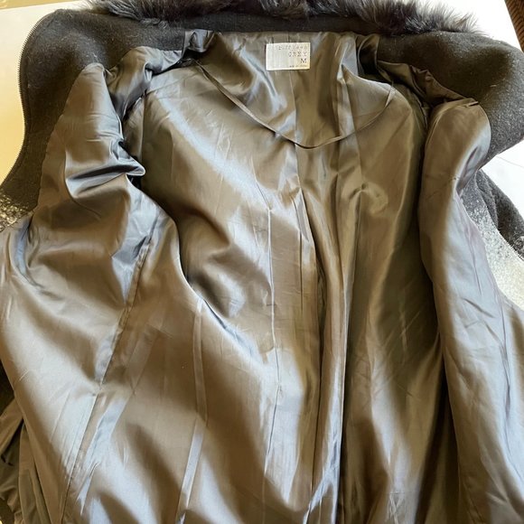 Women’s Ruff Hewn Grey Ombre Wool Coat size Medium - Picture 7 of 10